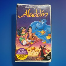 Aladdin VHS, 1993 Black Diamond Edition The Classics BRAND NEW SEALED