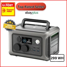 ALLPOWERS Portable Power Station R600, 299Wh Battery with 2x 600W (1200W)
