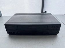 Symphonic SL2860 VHS Player VCR 4 Head Hi-Fi Stereo No Remote Tested & Works