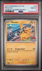 2024 POKEMON SVP EN-SV BLACK STAR PROMO WORLD CHAMPIONSHIPS #190 PIKACHU PSA 8