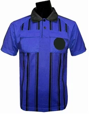 NEW Epic Sports Soccer Referee Jersey XL (46-48) Blue, Red, Black | Sealed USSF