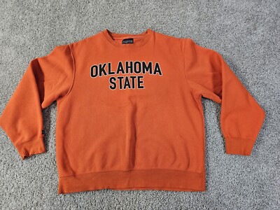 Jans Sport Crewneck Men XL Oklahoma State Orange Pullover NCAA College Athletic