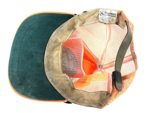 Oklahoma Department of Transportation Vtg Bright Orange Mesh Ball Cap - Picture 5 of 5