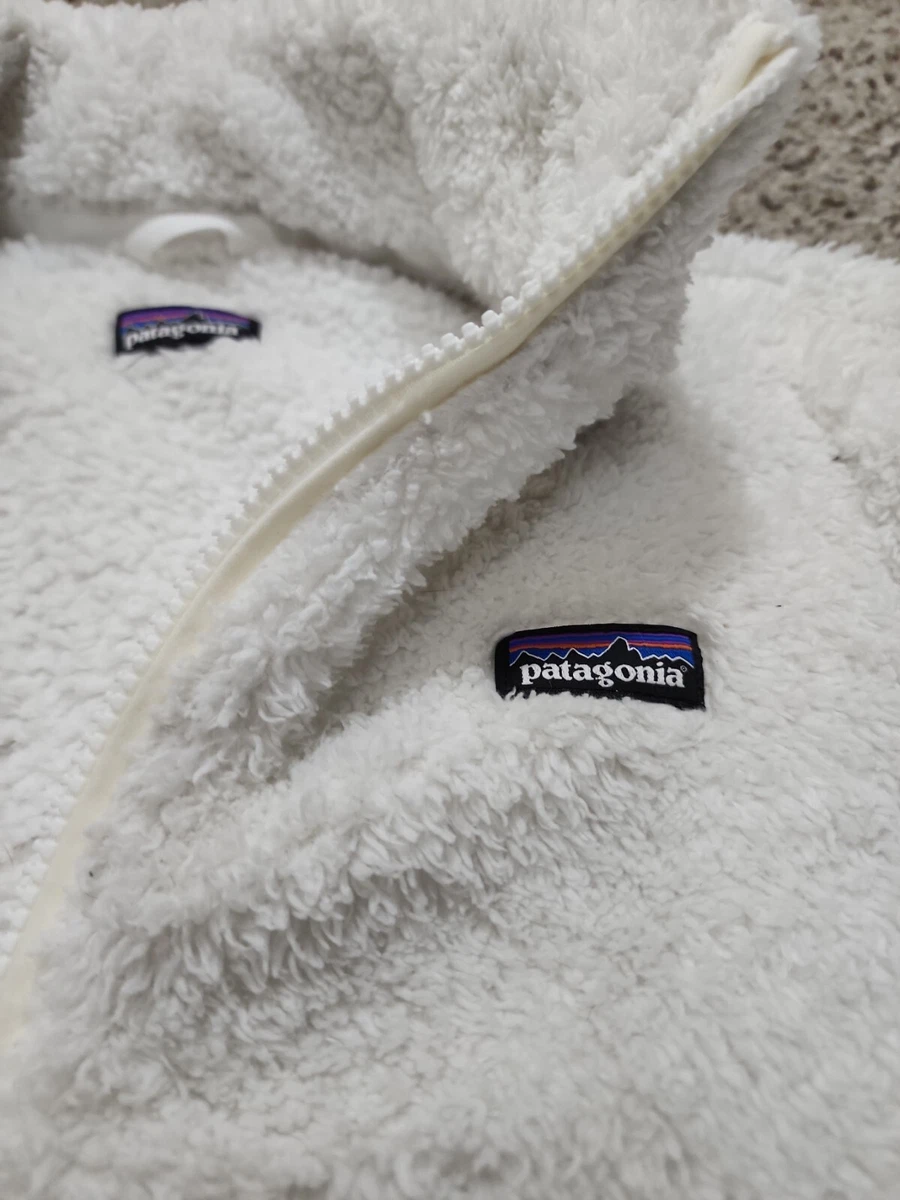Patagonia white fluffy jacket cheap