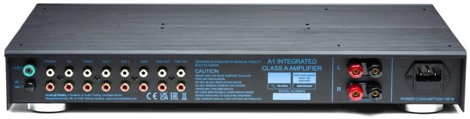 Musical Fidelity A1 Amplificatore Integrato Stereo in classe A - Immagine 2 di 4