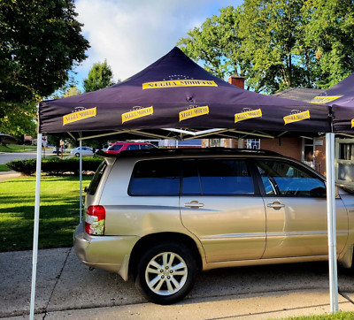 MODELO BEER POP UP INSTANT CANOPY BLACK TENT GAZEBO   ADJUSTABLE HEAVY DUTY NEW