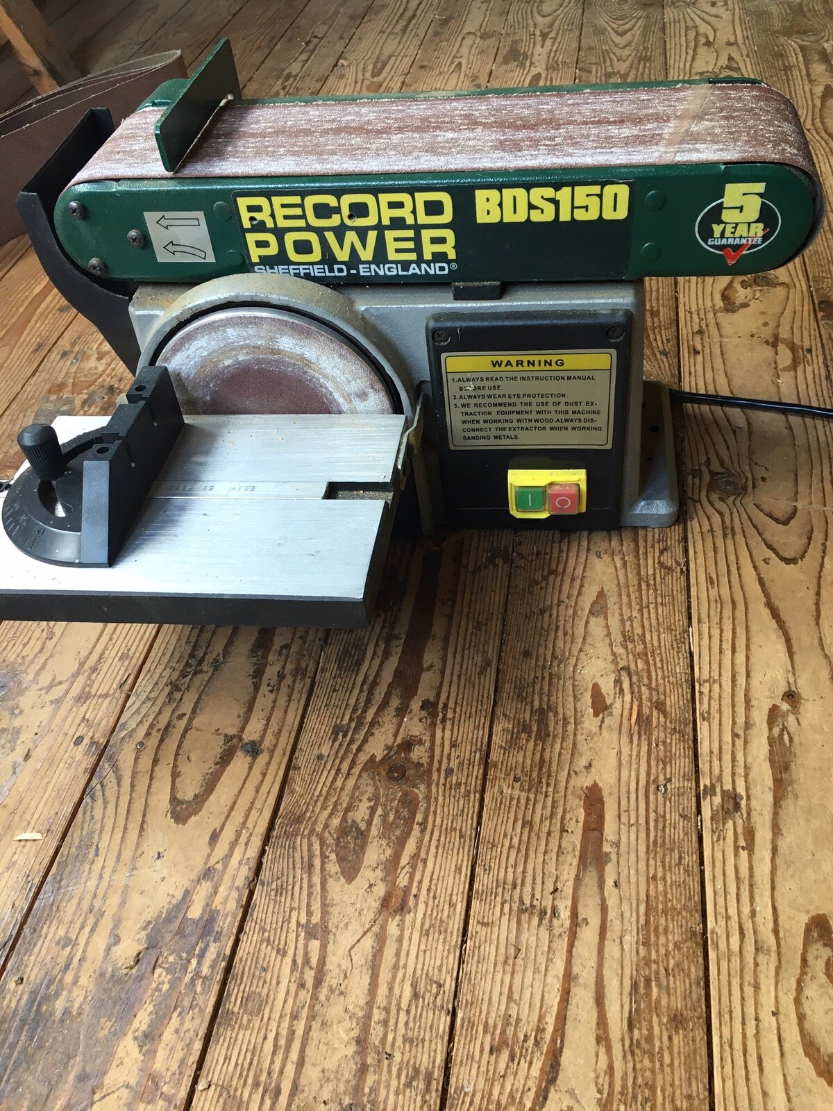 Record Power BDS150 Belt And disc Sander eBay