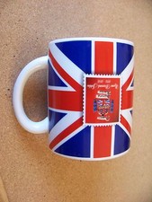 Queen s Diamond Jubilee 1952 - 2012 porcelain handled cup mug Great Britain