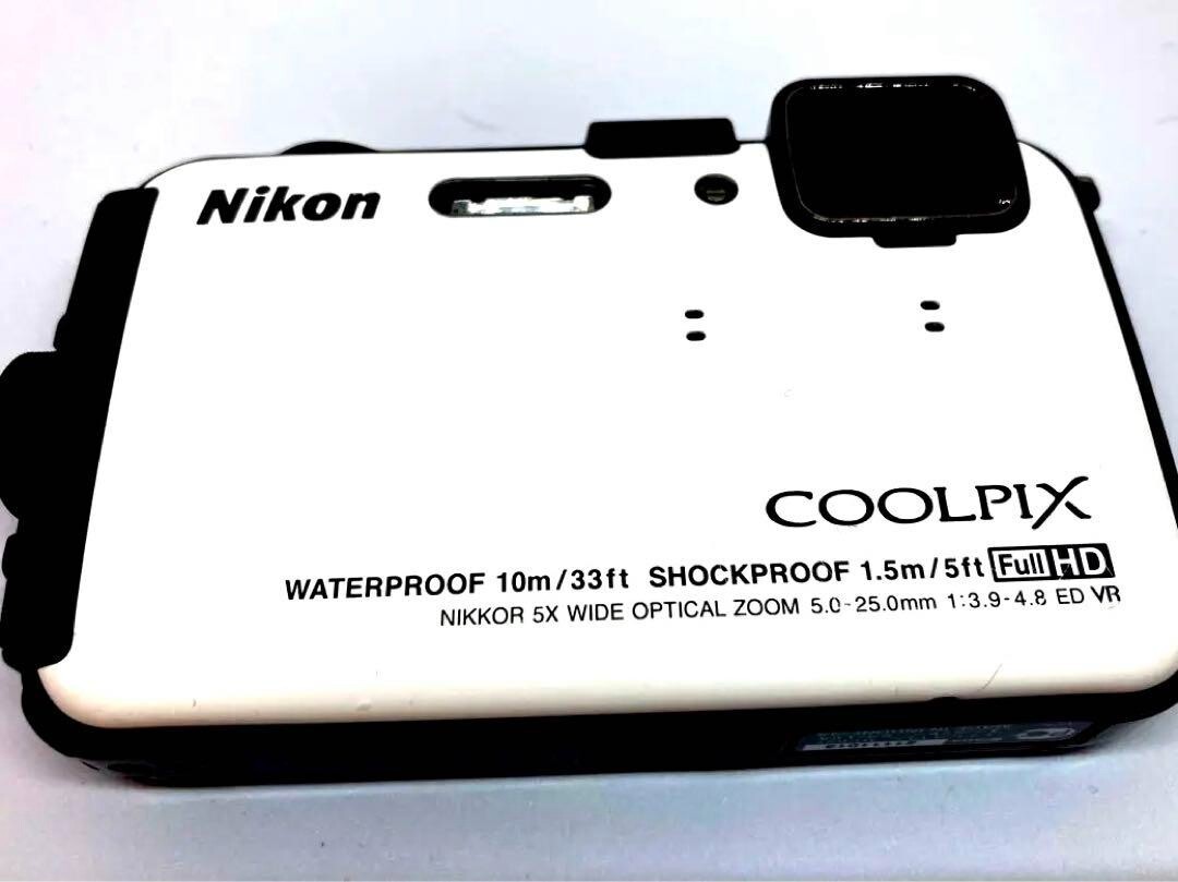 3738 Nikon COOLPIX AW100 ホワイト デジカメ Amazon | Nikon デジタルカメラ COOLPIX (クールピクス) AW100
