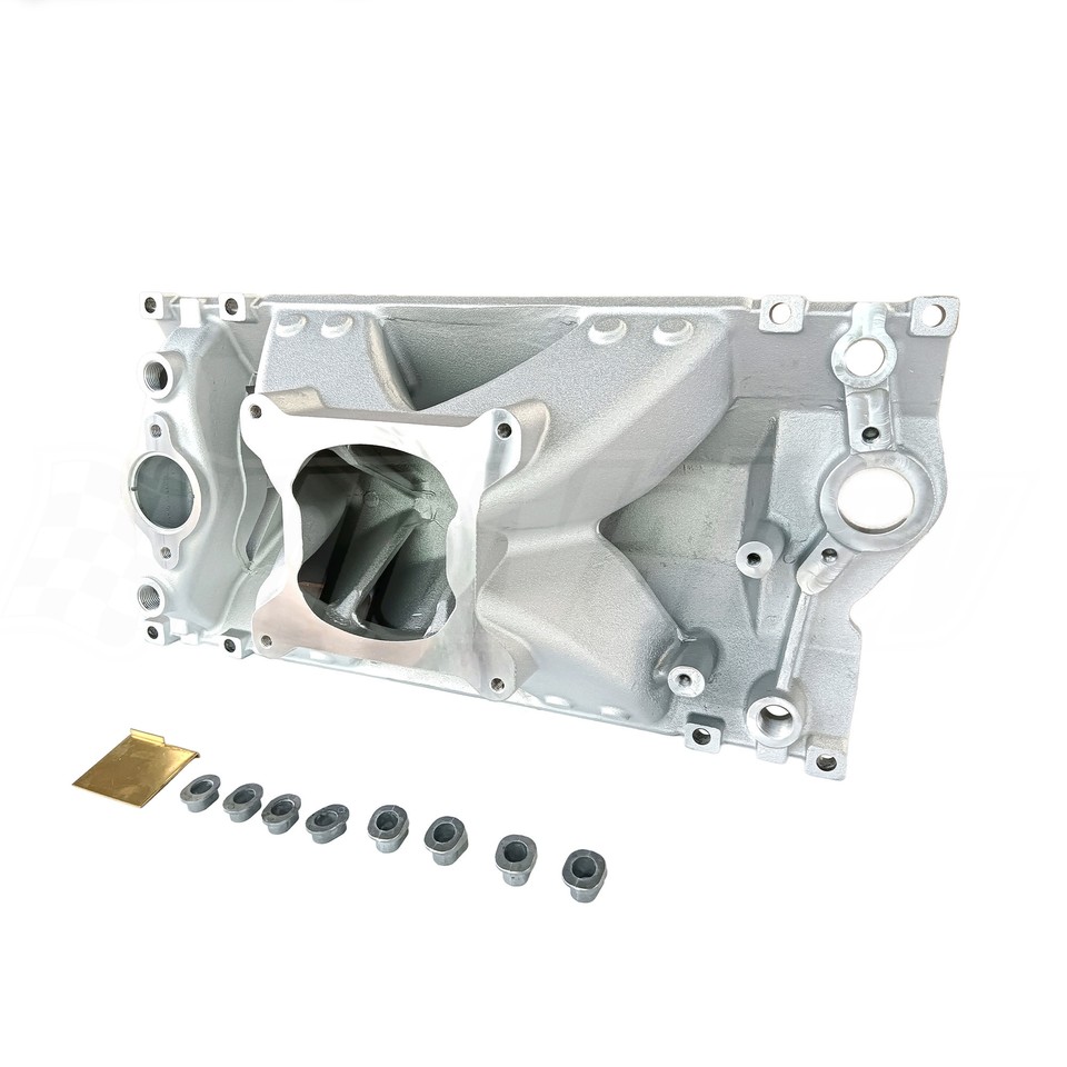 Aluminum SBC CHEVY High Rise Vortec Single Plane Intake Manifold 350 | eBay