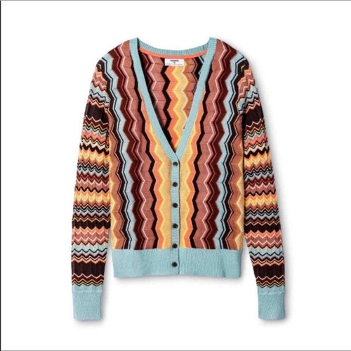 Target Zig Zag Cardigan Sweater XS 