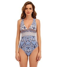 Lucky Brand Blossom One-Piece Swimsuit Size Large 2931