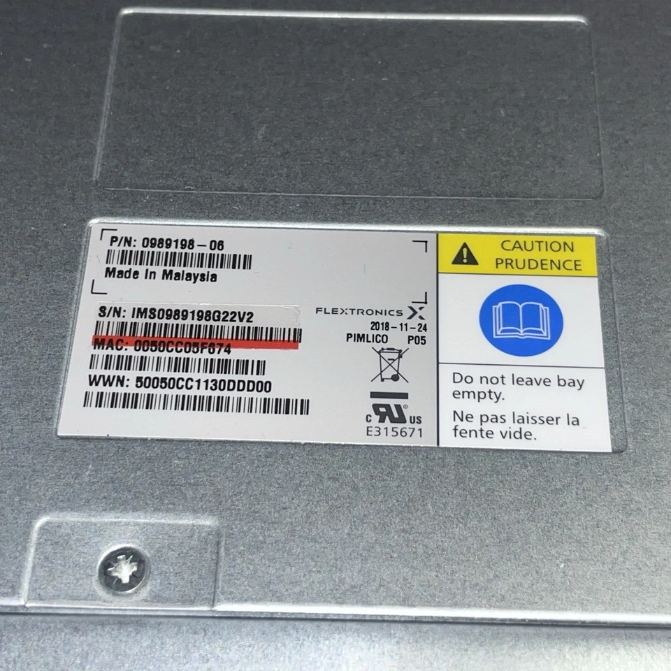 Flextronics 0989198-06 Controller Prozessor Module 12Gb/s SAS Raid Controller - Bild 4 von 4