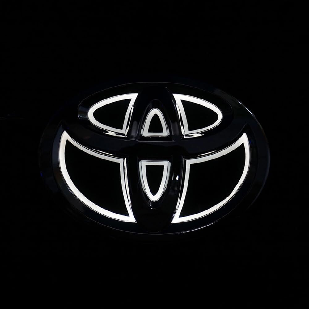Toyota Emblem 3 Colours 5D LED Exterior Parts Accessories | eBay