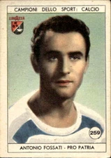 Lavazza 1950 Sports Champions Figure No. 259 Pro Patria Fossati