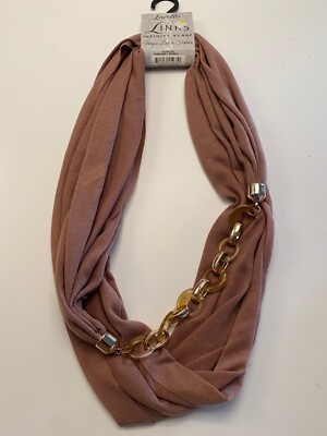 NWT Lavello Links Infinity Fashion Scarf Brown Double Loop