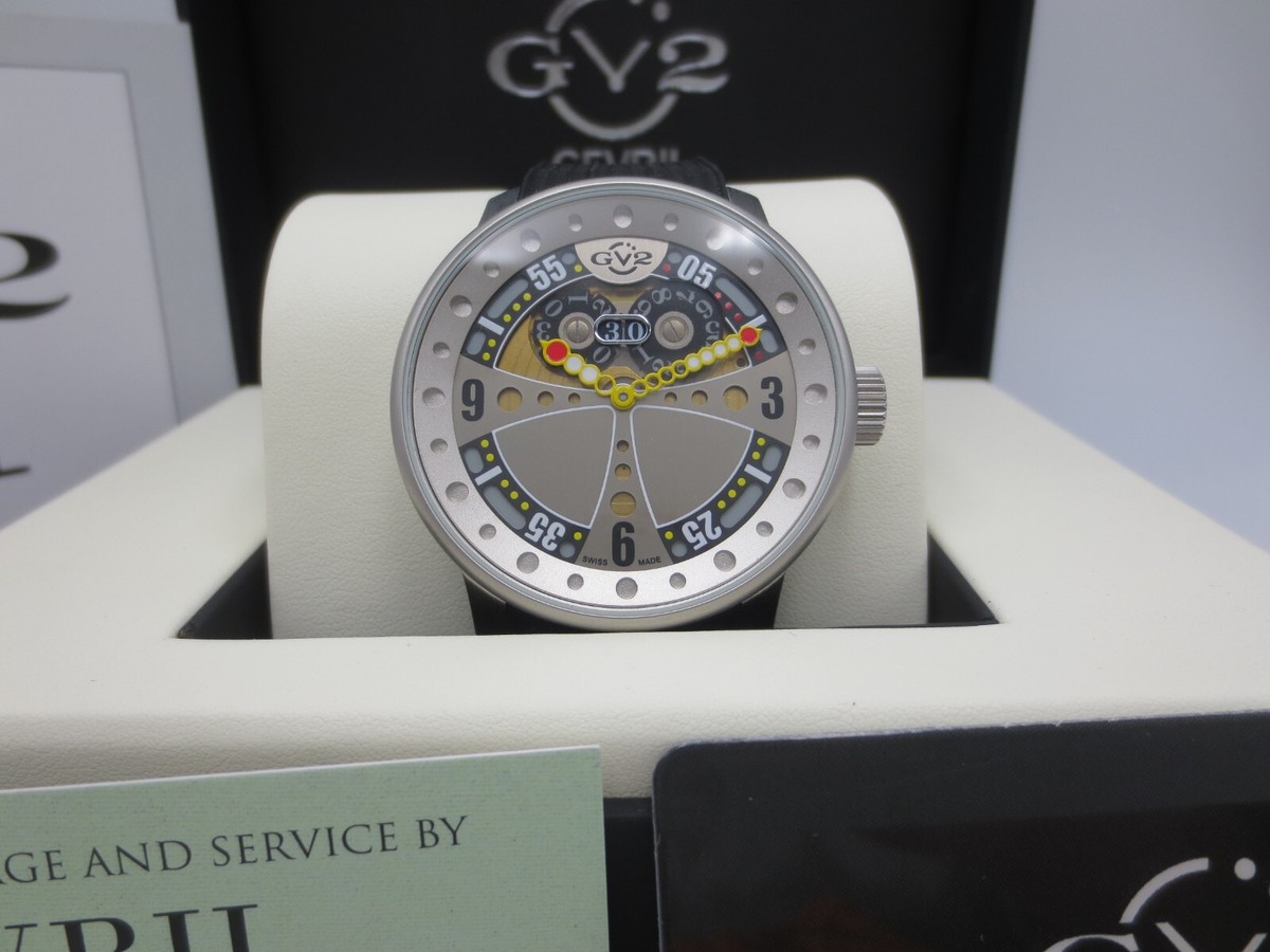 GV2 by Gevril Womens Astor 9110 Black Dial Diamond Swiss  display picture 3
