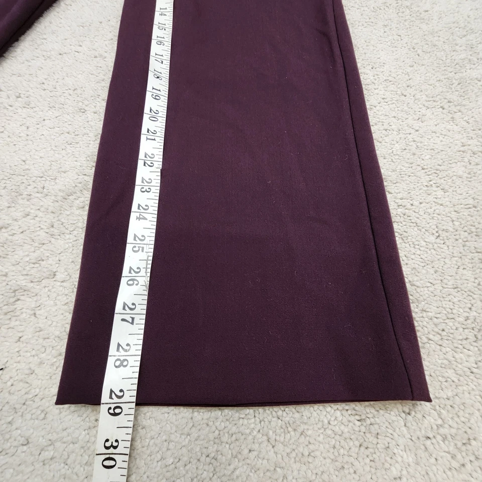 Pantalones de vestir Hillard And Hanson para mujer elásticos de 2 vías pluma talla 12 Foto 3 de 4