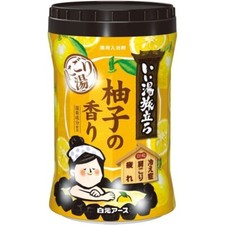 Japanese Onsen Bath Salt powder bottle Iiyu tabidachi nigoriyu YUZU 600g