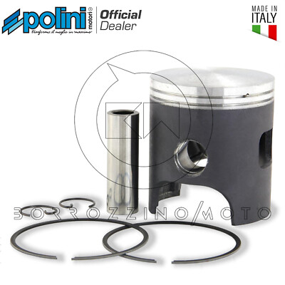 Piston Bifascia Polini aluminum Vespa 125 ET3 for kit evolution D.57