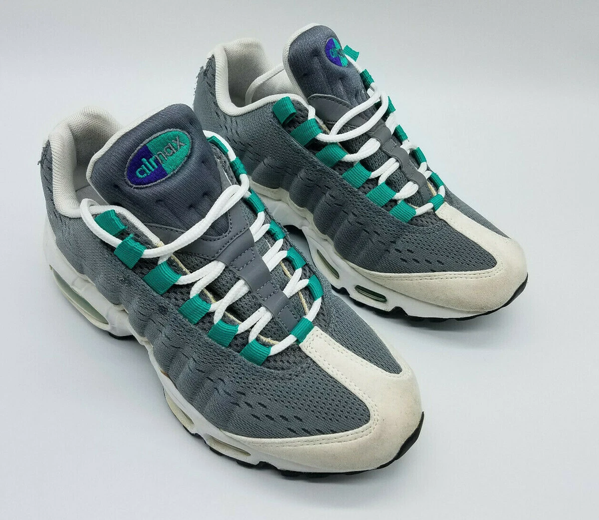 Nike Max 95 Women&#039;s Running Grey Teal 554714 035 Size 6.5 | eBay