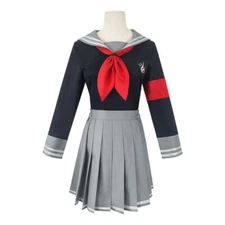 Super Danganronpa 2 Peko Pekoyama Cosplay Costume Dress JK School Uniform