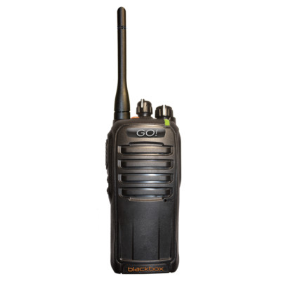 Blackbox VHF 2-Way Radio IP56 Water Resistant Motorola Earpiece Style Connector