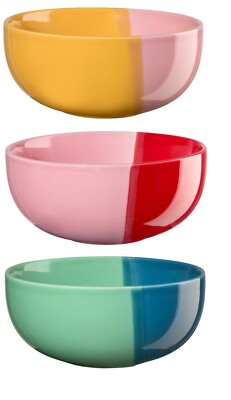 ASA Selection joy 3er Set Schalen Müslischüssel Porzellan