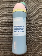 Owala "Northern Lights" 24oz Free Sip *NEW* Spring Exclusive Blue Pastel Pink