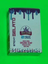 FREE GIFTS🎁True Hemp Sticky Gelato🍧50 High Quality Organic Hemp Rolling Papers
