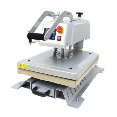 110V Magnetic Semi-Auto 16''x20'' Shaking T-shirt Heat Transfer Press Machine1600W