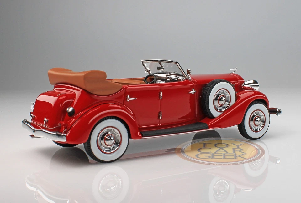 Auburn 851 1935 sobrealimentado Phaeton, abierto - rojo 1:43 GLM GLM 161105 Foto 2 de 4