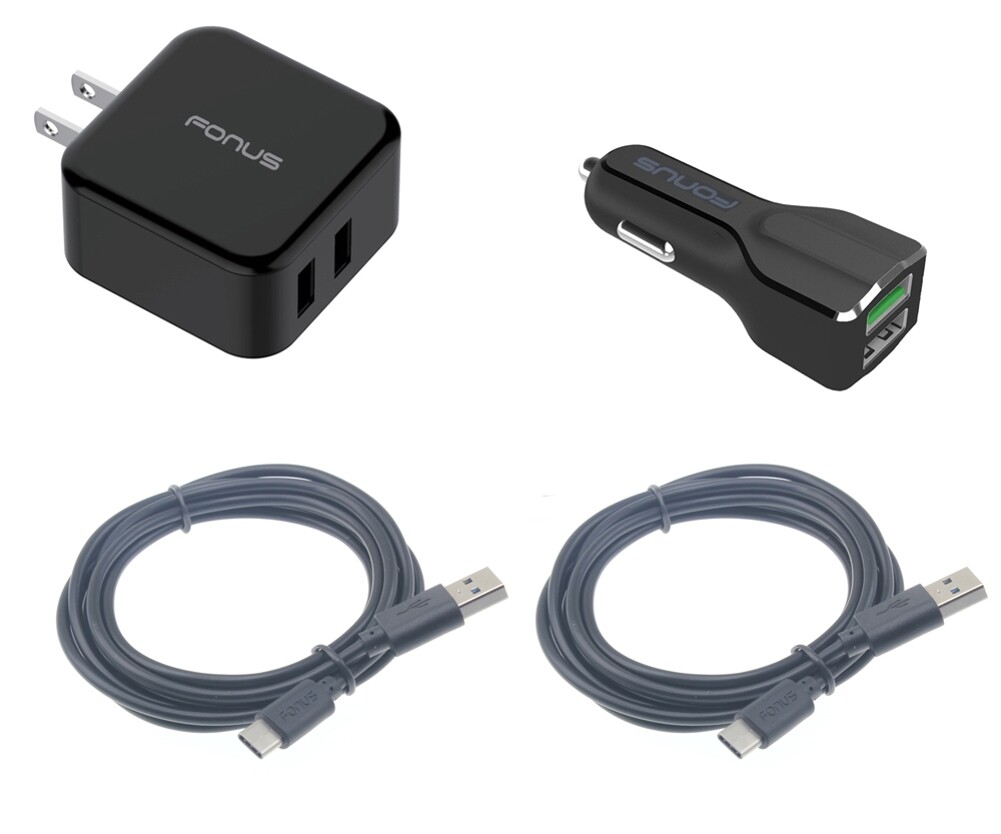 For Samsung Galaxy Z Fold Flip - USB Cable Fast Home Car Charger Type-C 6ft Long