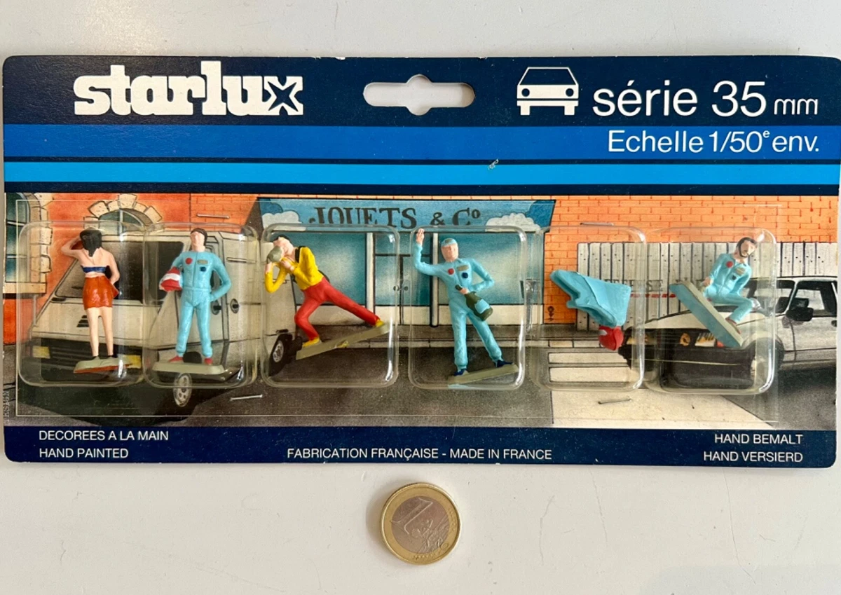 RARE BOITE STARLUX COMPLETE DE 36 FIGURINES 1/50 35mm PARACHUTISTE A