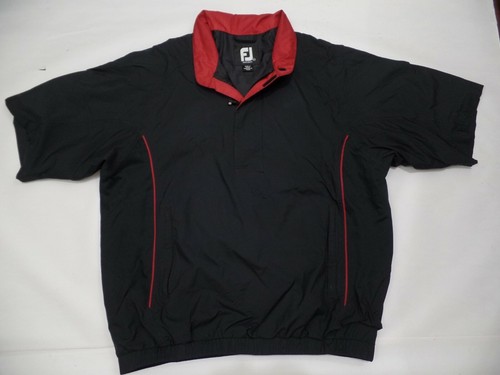 Rain Pullover Golf Shirt Lined Jacket 