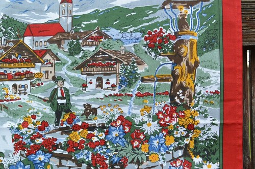 German Austrian Tea Towel HEIM 100% cotton 2023 Hanging cloth Calendar - Picture 5 of 6