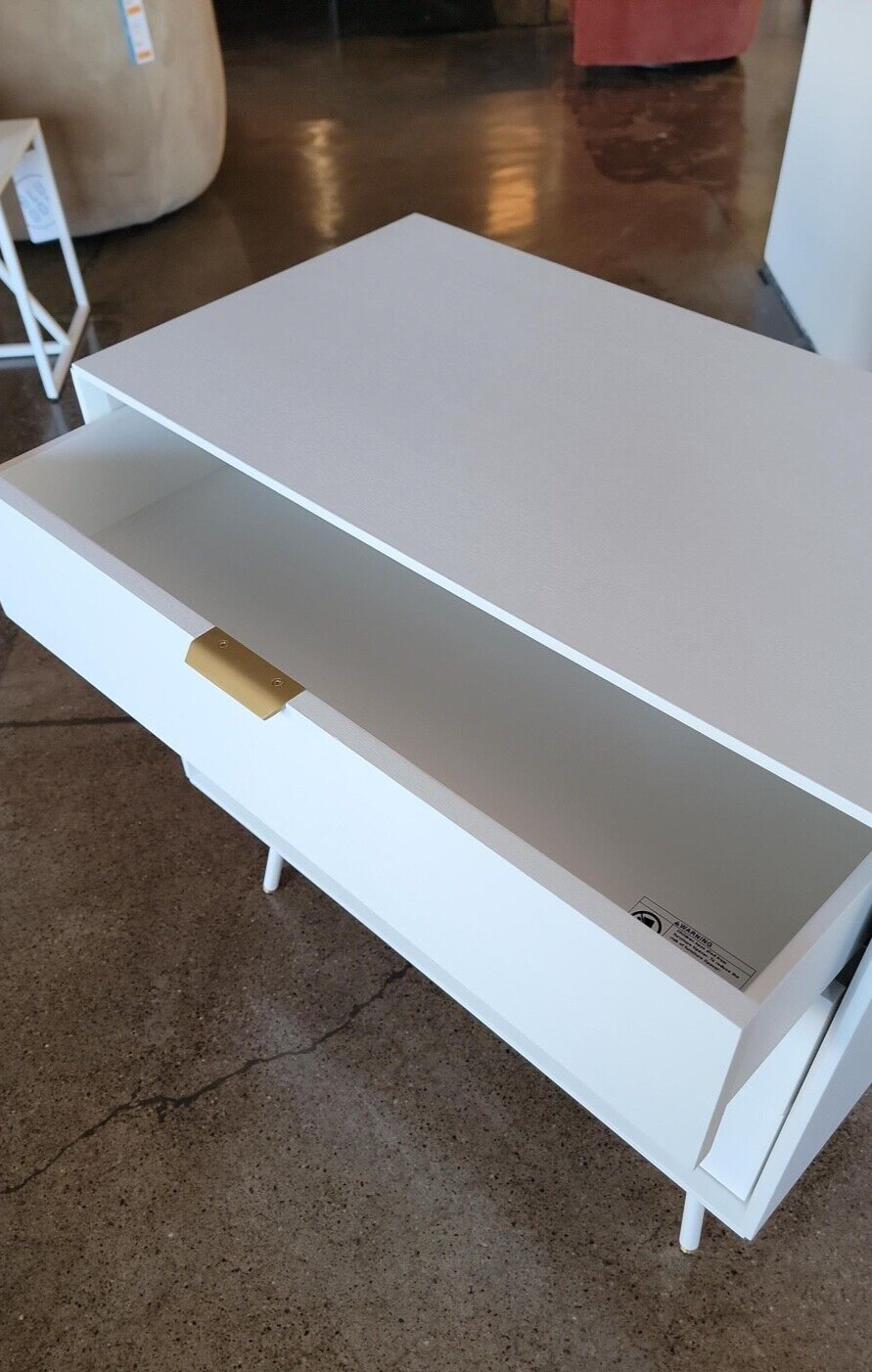 Blu Dot Dang 3 Drawer Dresser White eBay