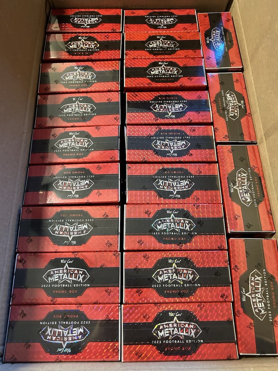 2023 Wild Card Metallix Football Promo Box. 5 Cards 1/1 Per Box