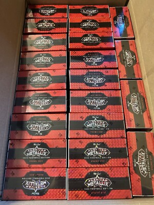 2023 Wild Card Metallix Football Promo Box. 5 Cards 1/1 Per Box
