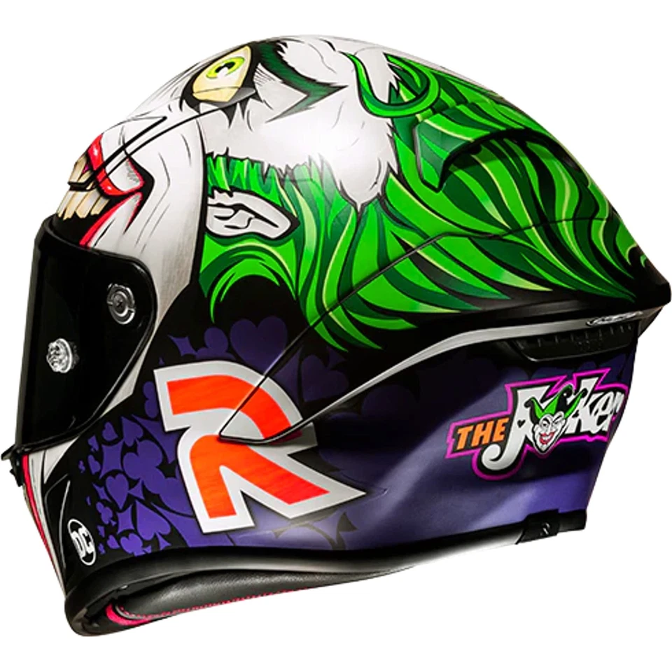 HJC Casco De Moto S - RPHA 1 Joker DC Comics MC48SF - Casco Integral MotoGP - Imagen 3 de 4