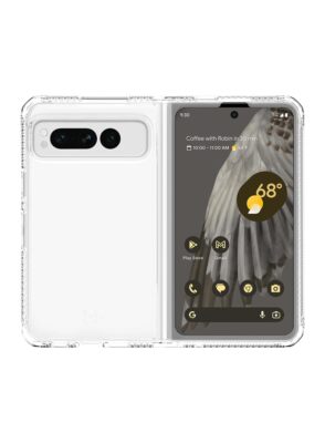ITSKINS | Hybrid R Clear Phone Case - Google Pixel Fold, Transparent