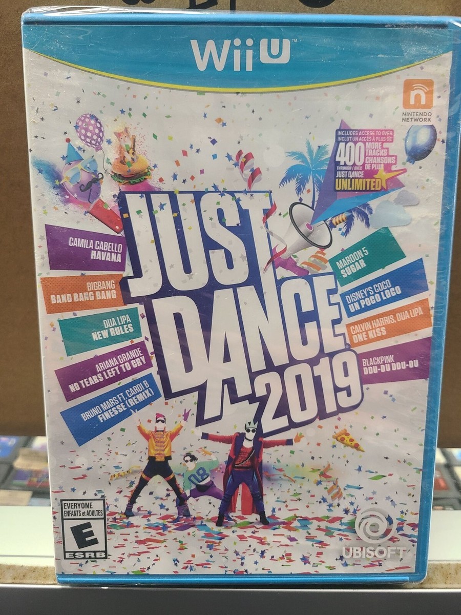 Just Dance 2019 Standard Edition Nintendo Wii U Brand New Sealed