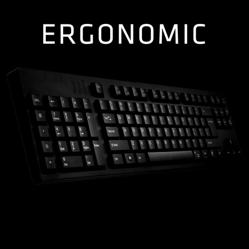 109 Keys Left Handed Keyboard with Number Pad Left Handed Dual USB Ports N4Z9 - Picture 9 of 11