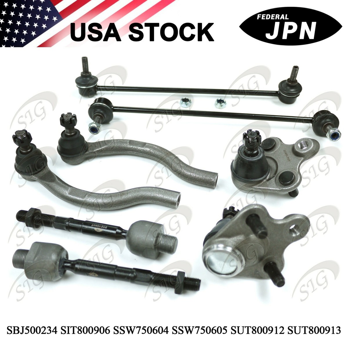 Purchase 4 Tie Rod Ends |Out & Inner | Honda Civic 96-00 In San Gabriel, California, US, For US - Foto 4