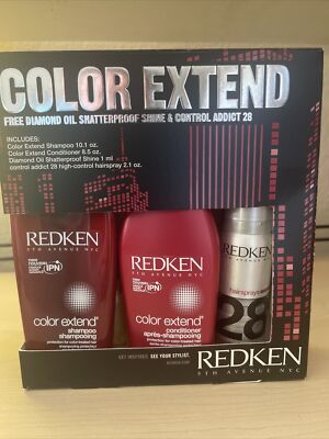 REDKEN Color Extend Shampoo 10.1 oz & Conditioner 8.5 oz Control Addict 28 Set