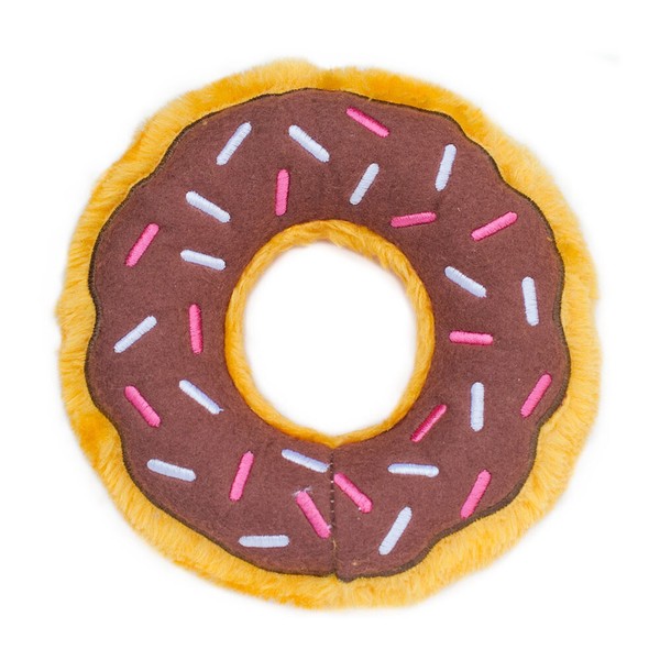 Hundespielzeug PlüSch Jumbo Donut Mit Quietscher-image