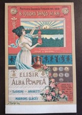 1907 Elisir Pompea - premiata fabbrica Isidoro Drago (Alba - Cuneo) ill. Cyichi