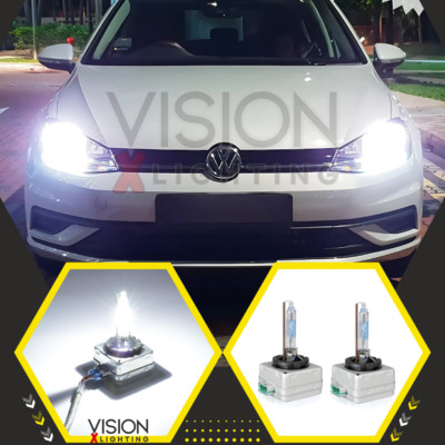 For VW Caddy 3 2004-2015 Pair D3S Xenon Bulbs White 6000K Low Beam Headlights