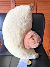 New Huggable Soft Capybara in Banana Plush 15.8in Round1 Exclusive