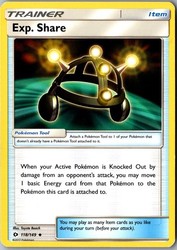 Exp. Share 118/149 Sun & Moon Base Set Uncommon Trainer